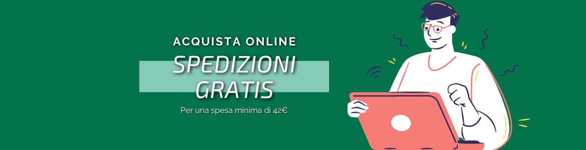 Spedizioni gratuite con una spesa di almeno 42 euro